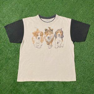 Vintage “The Last Call” Black sleeved, White Tee